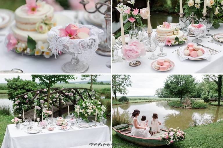 Shooting d'inspiration mariage dans une atmosphère poétique.