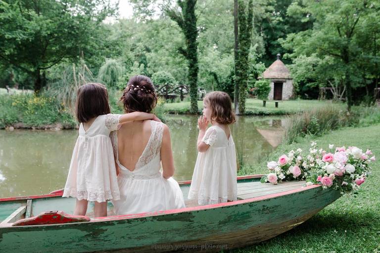 Shooting d'inspiration mariage dans une atmosphère poétique.