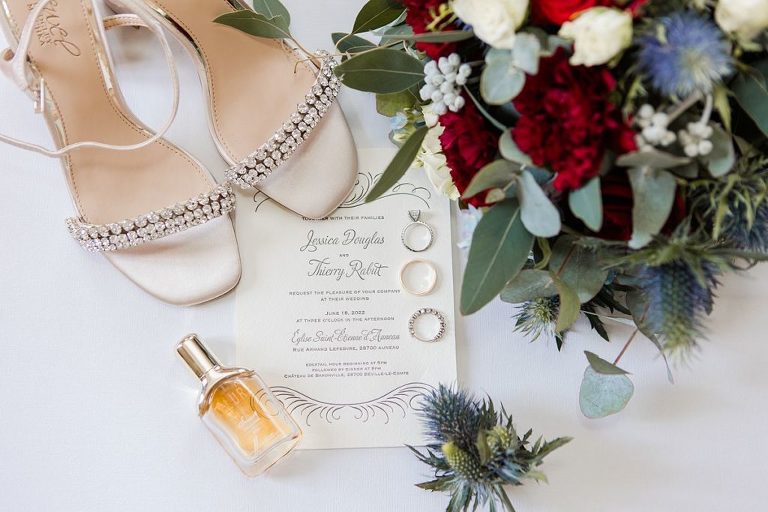 mariage franco-américain au Château Baronville