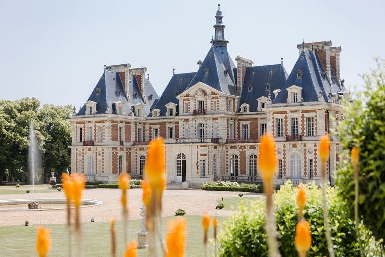 mariage franco-américain au Château Baronville