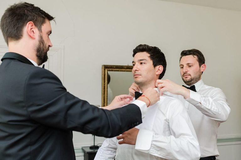 mariage franco-américain au Château Baronville