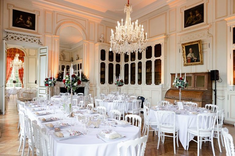 mariage franco-américain au Château Baronville