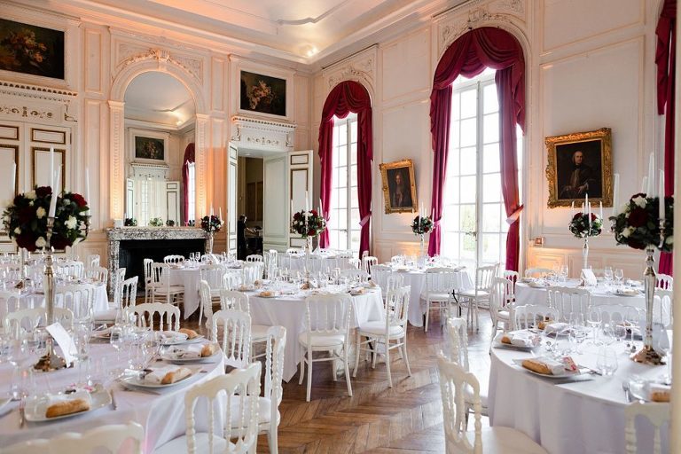 mariage franco-américain au Château Baronville