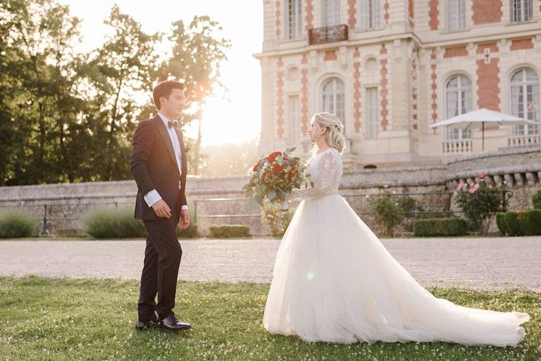 mariage franco-américain au Château Baronville