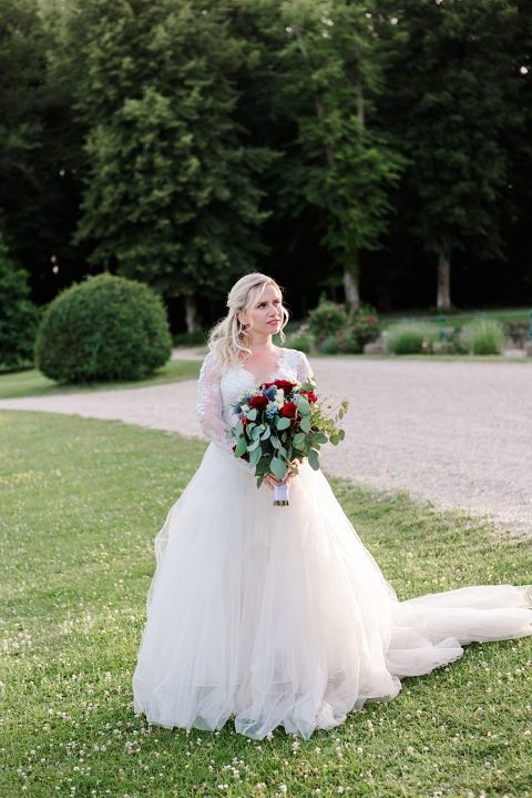 mariage franco-américain au Château Baronville
