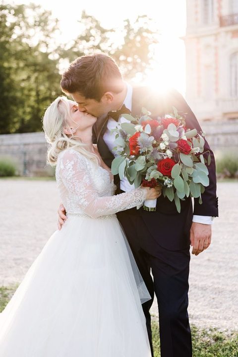 mariage franco-américain au Château Baronville