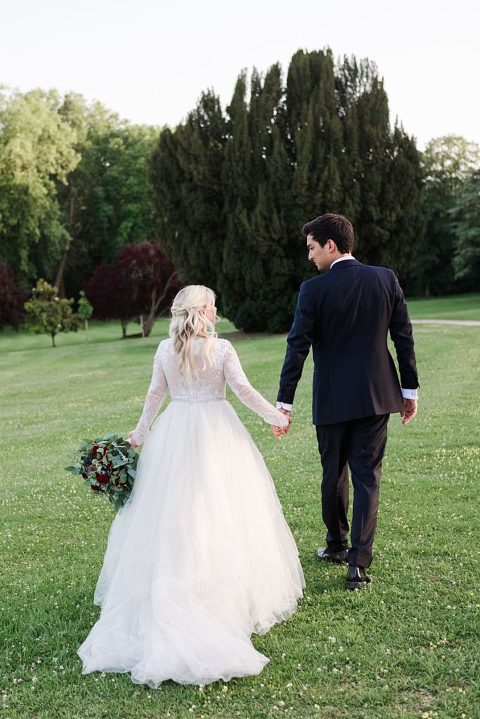 mariage franco-américain au Château Baronville
