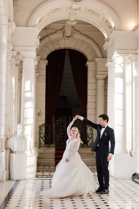 mariage franco-américain au Château Baronville