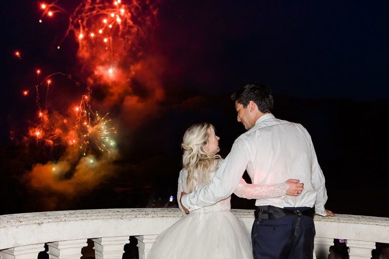 mariage franco-américain au Château Baronville