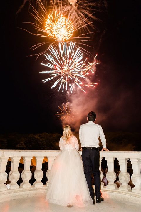 mariage franco-américain au Château Baronville