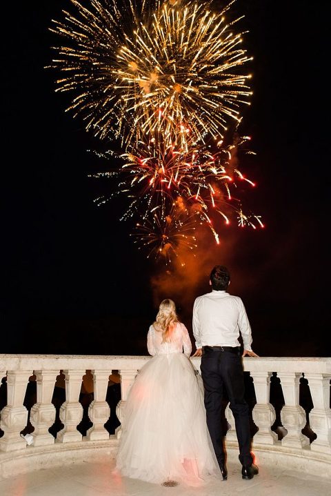 mariage franco-américain au Château Baronville