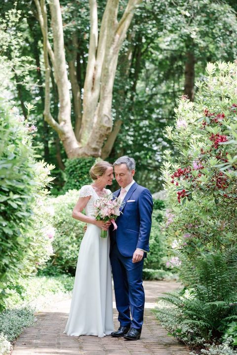 La Catrache: un mariage intime simple et raffiné